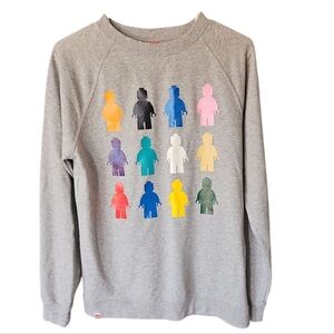 Lego Multicolor Graphic Men's Small Sweatshirt